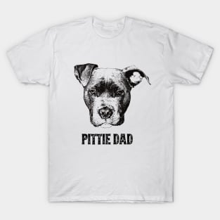 Pittie Dad American Pit Bull Terrier T-Shirt